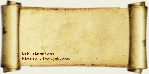 Nevena Rajak vizit kartica